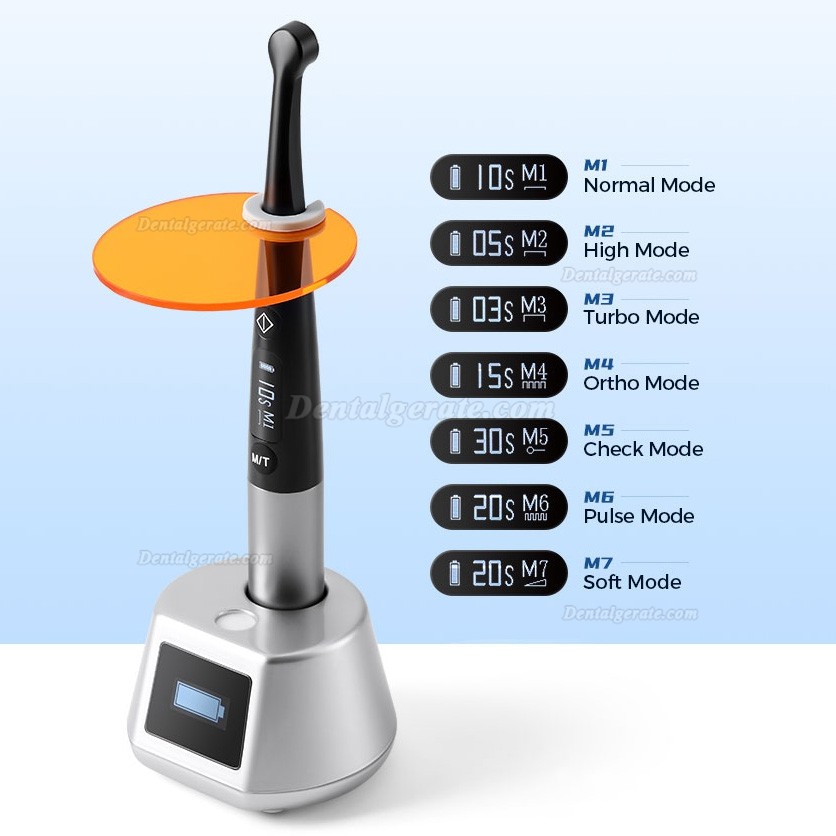 3H X-lite Q6 Led Polymerisationslampe Zahnarzt 1 Sek. Aush&auml;rtung Mit Radiometer